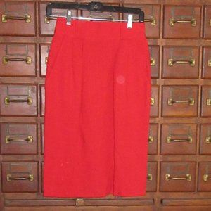 Quality Red SAMANTHA Mid Skirt W24